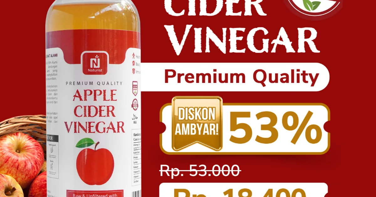 Khasiat Cuka Apel yang Jarang Diketahui