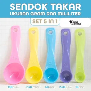ADEWAP GLIDER Sendok Takar Set 5 In 1