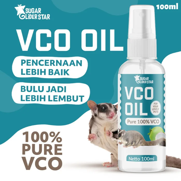 SUGAR GLIDER STAR Minyak VCO Hewan Spray 100ml