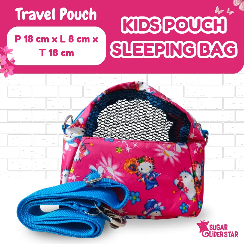 SUGAR GLIDER STAR Rainbow Travel Pouch Tas Hewan Sugar Glider