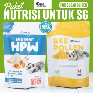 ADEWAP GLIDER Paket Hemat 2 Nutrisi Protein Wajib Sugar Glider