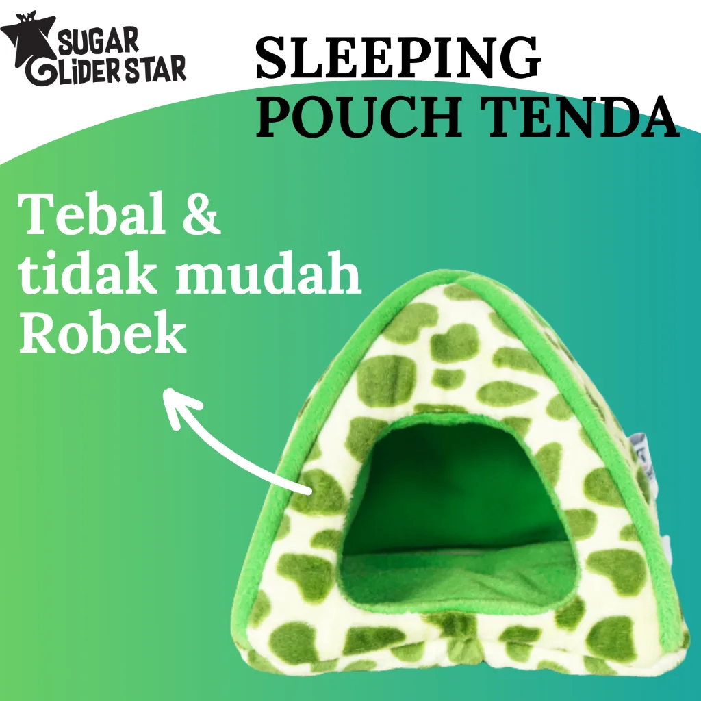 SUGAR GLIDER STAR Sleeping Pouch Bentuk Tenda Tempat Tidur Sugar Glider