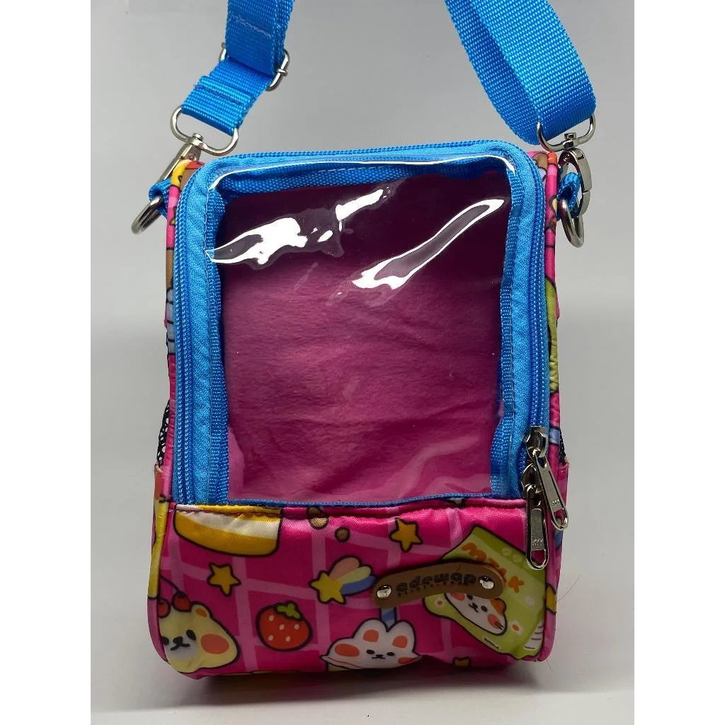 SUGAR GLIDER STAR Travel Pouch Oval Mika Transparan Tas Hewan Sugar Glider
