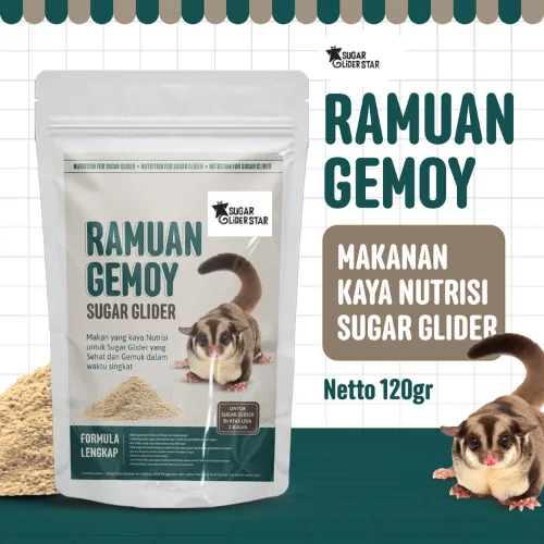 ADEWAP GLIDER Ramuan Gemoy Protein Premix Formula dan Nutrisi Komplit Sugar Glider
