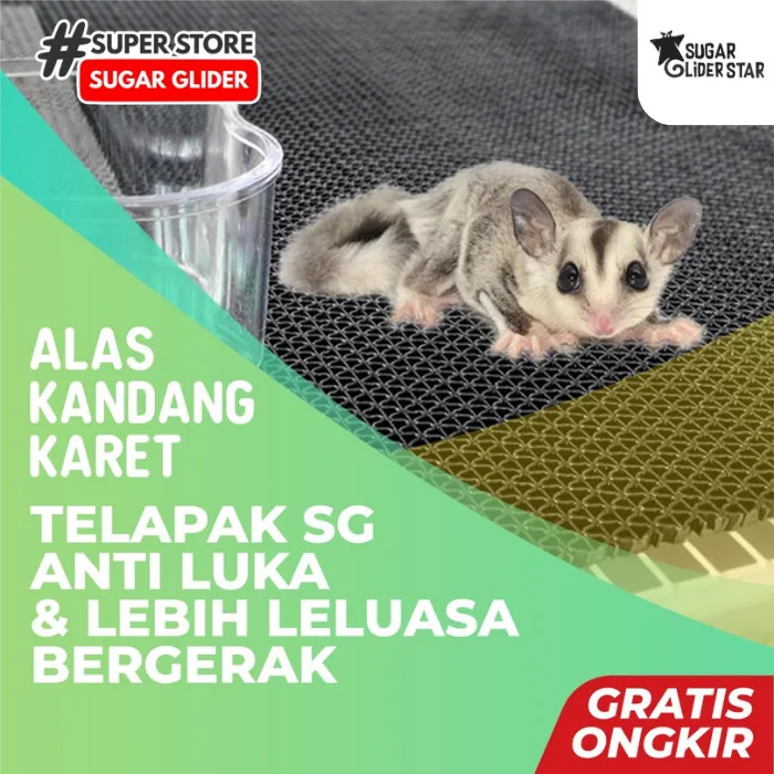 ADEWAP GLIDER Alas Kandang Tatakan Kotoran Sugar Glider