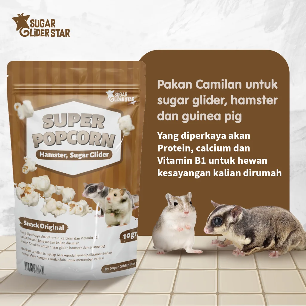 ADEWAP GLIDER Popcorn Snack Camilan Sugar Glider