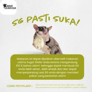 ADEWAP GLIDER Frozen Food Brocolli Meatball Glider Chicken For Sugar Glider