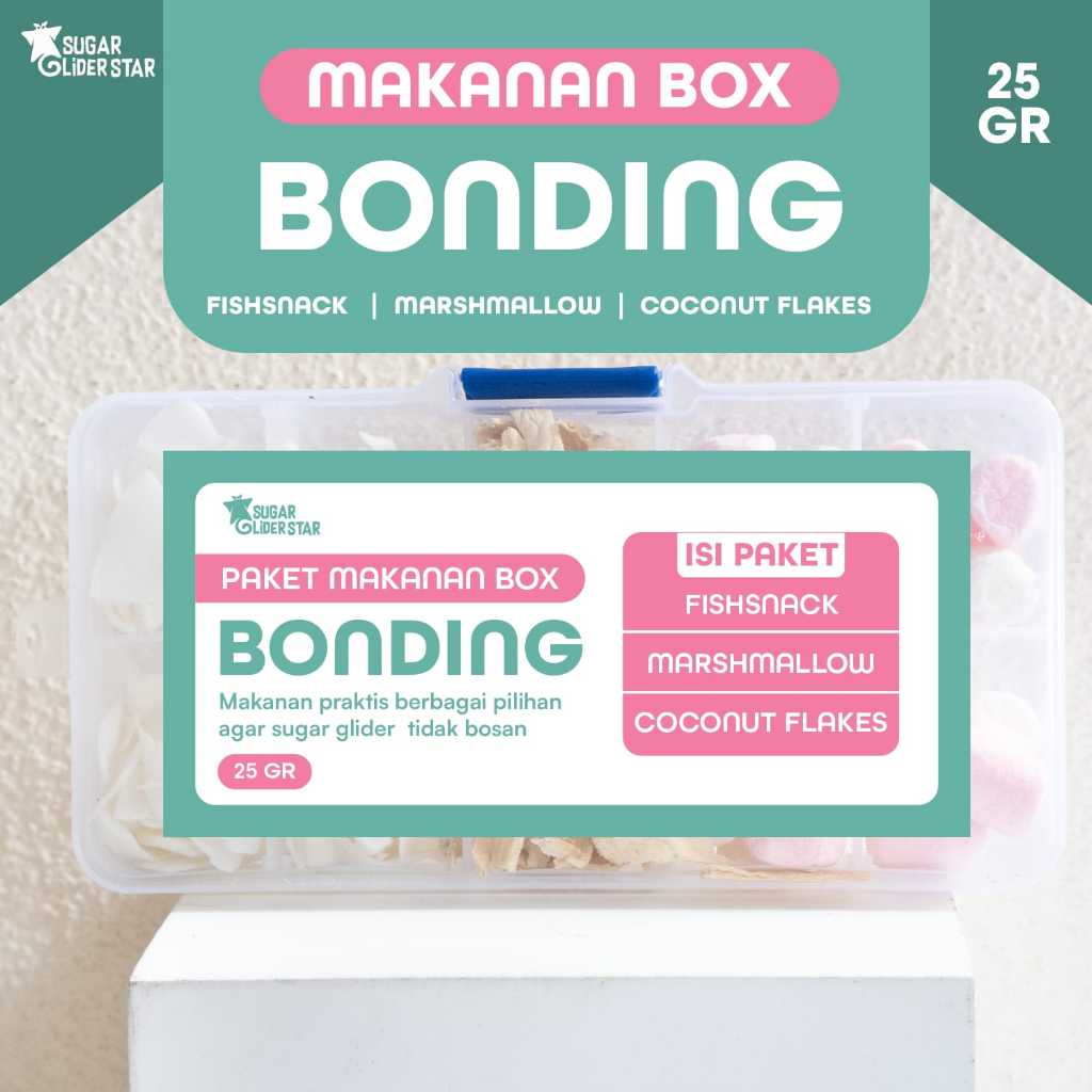 SUGAR GLIDER STAR Mini Box Mix Cemilan Lengkap Sugar Glider