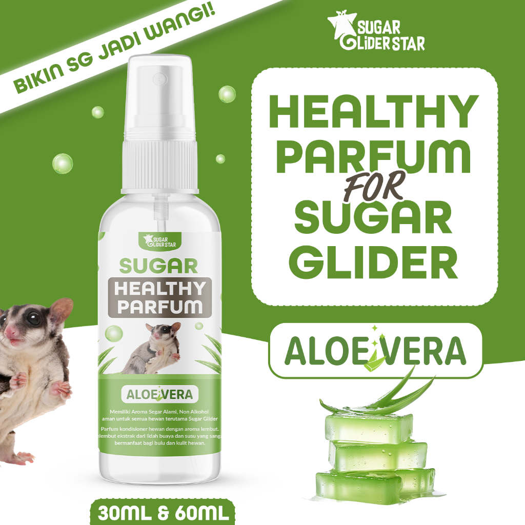 SUGAR GLIDER STAR Suga Aloevera Parfum Hewan Pengharum Sugar Glider