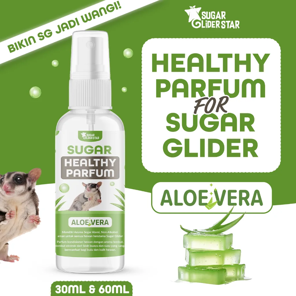 SUGAR GLIDER STAR Suga Aloevera Parfum Hewan Pengharum Sugar Glider