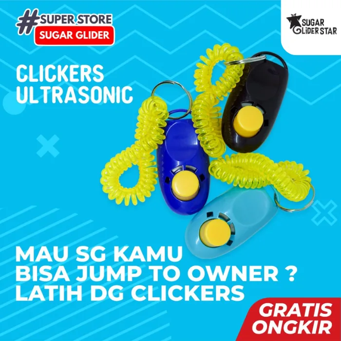 ADEWAP GLIDER Clickers Peluit Ultrasonic Alat Latihan Sugar Glider