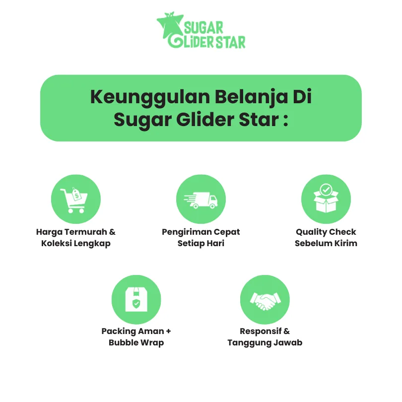 ADEWAP GLIDER Paket Grooming Sugar Glider : Shampoo Perfume & Disinfektan Kandang