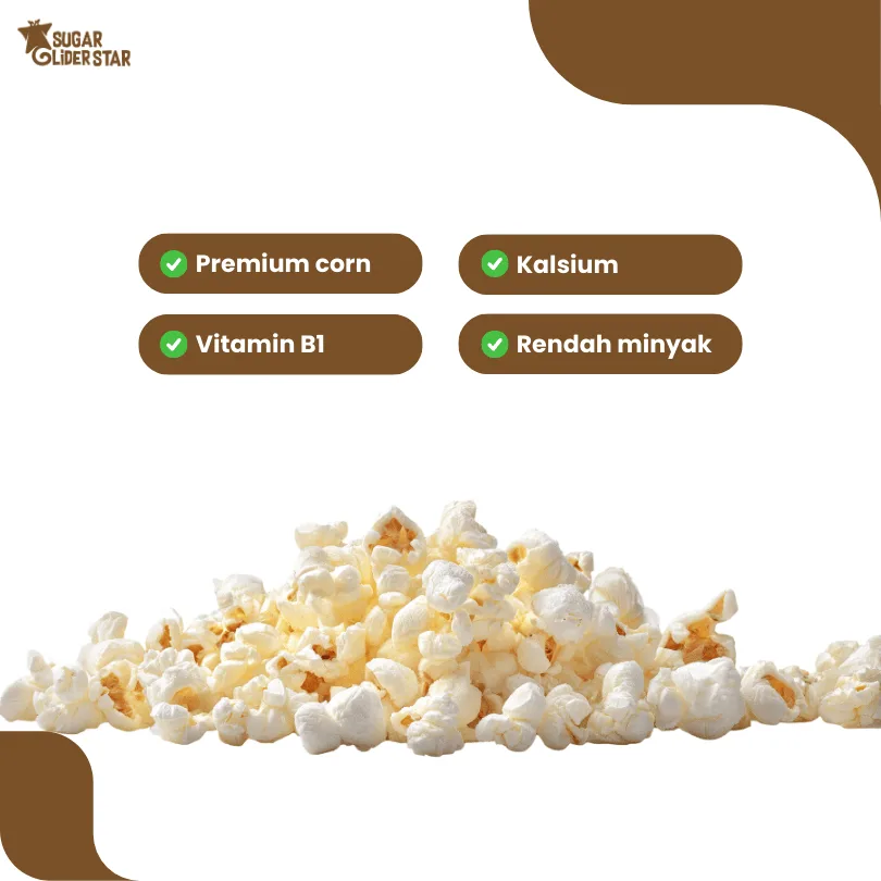 ADEWAP GLIDER Popcorn Snack Camilan Sugar Glider