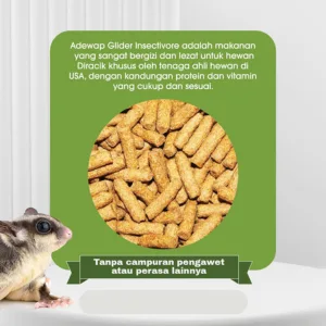 SUGAR GLIDER STAR Glider Insectivore Nutrition Makanan Sugar Glider Import USA