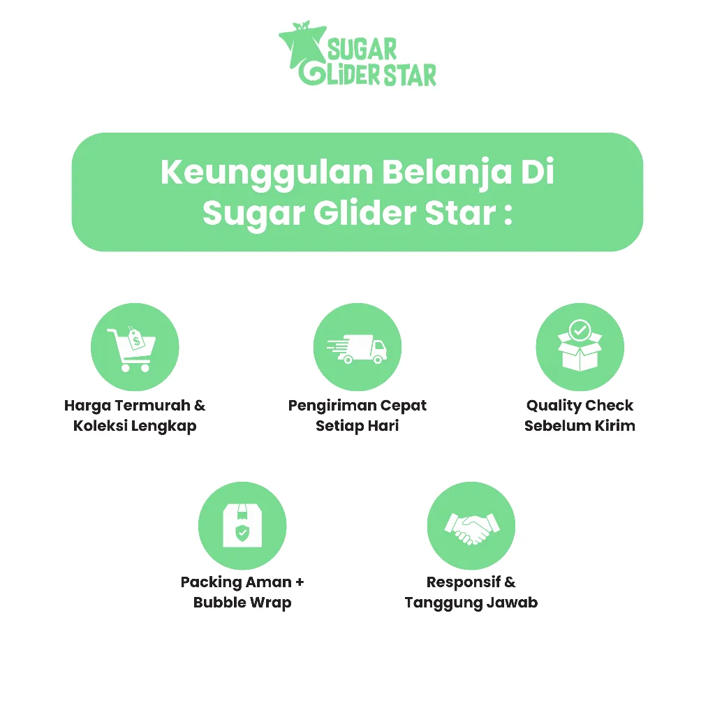 SUGAR GLIDER STAR Maggot Kering BSF Cemilan Makanan Sugar Glider 35gr