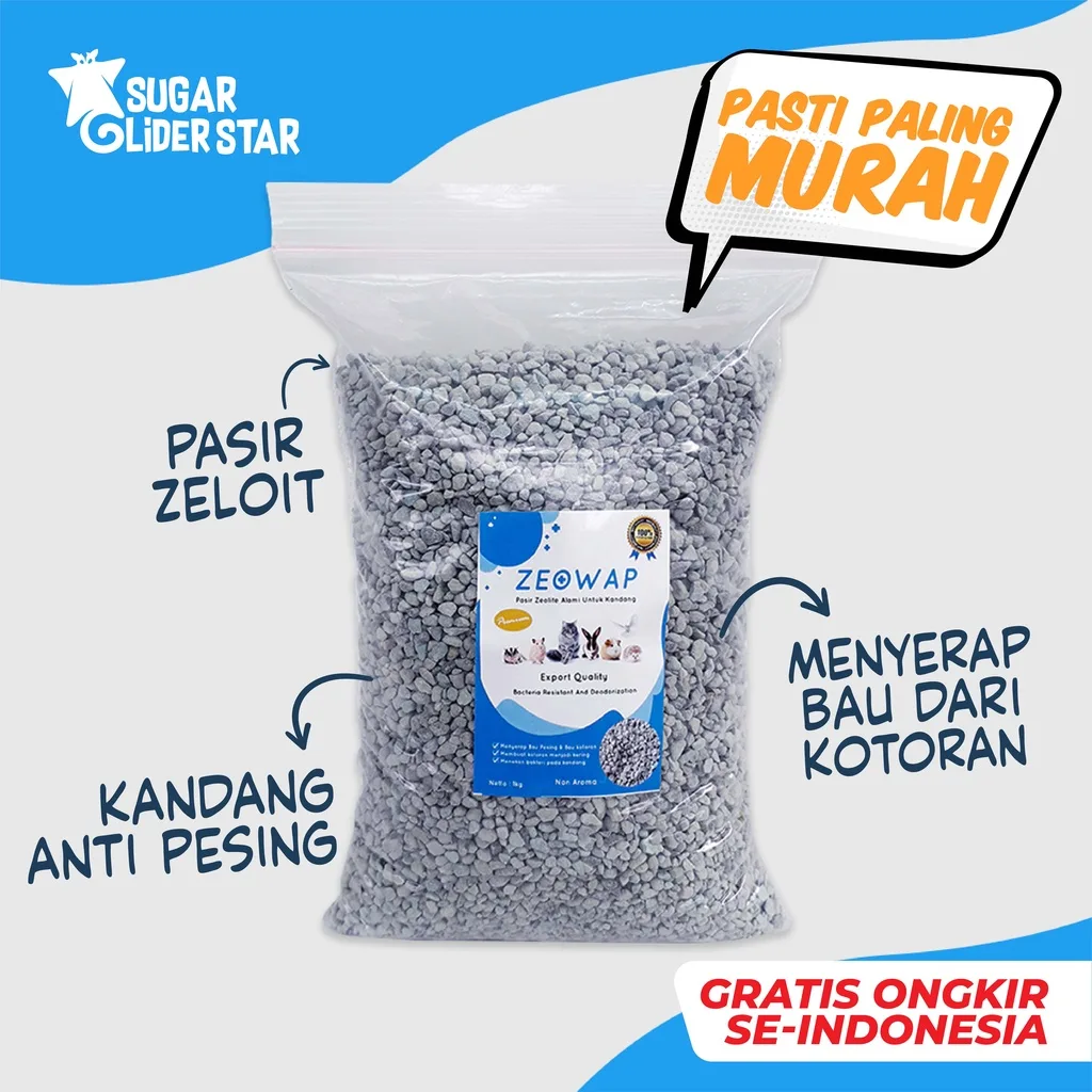 SUGAR GLIDER STAR Serbuk Kayu Alas kandang Hamster & Sugar Glider