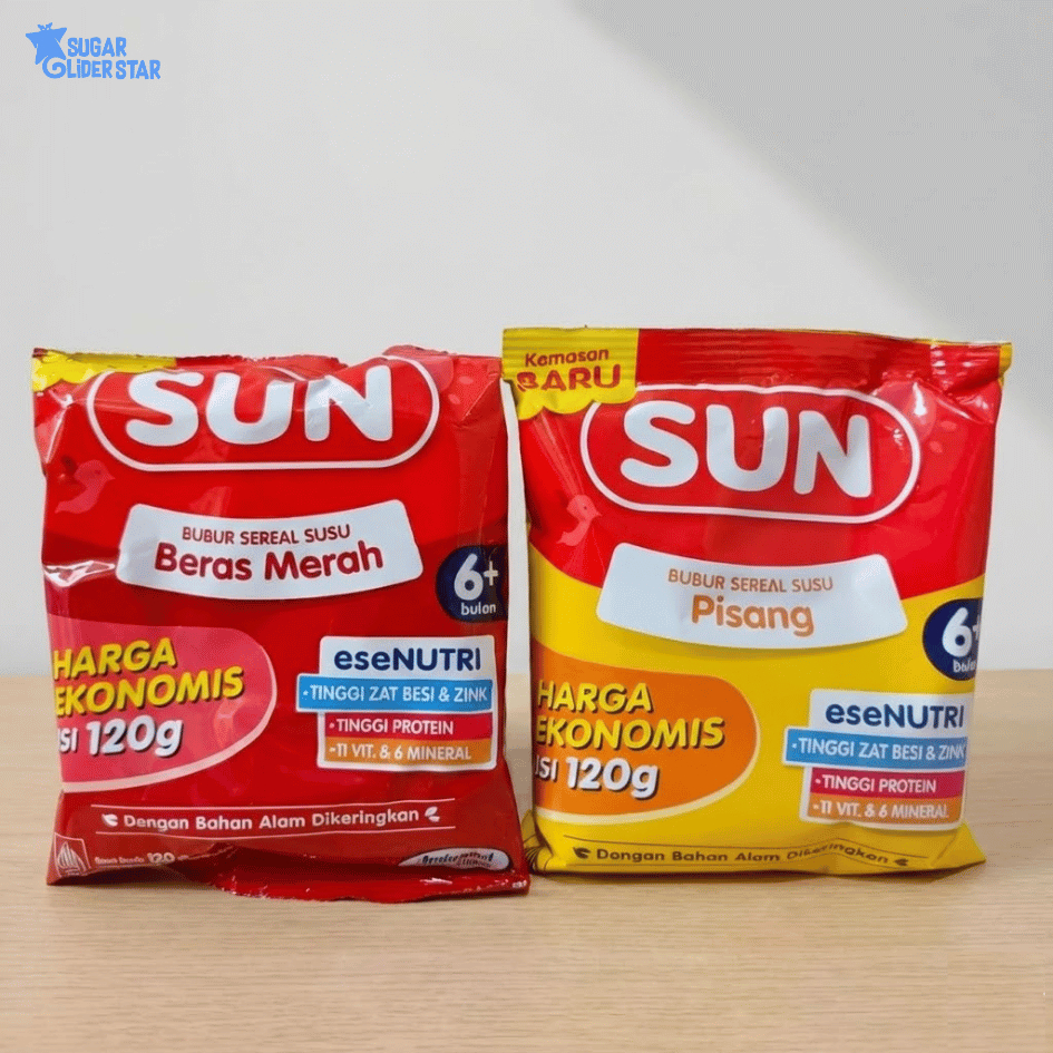 BUBUR SUN SUSU CEREAL / MAKANAN HARIAN SUGAR GLIDER / BERNUTRSI / MAKANAN HEWAN SUGAR GLIDER