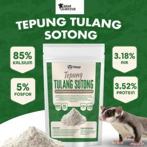 SUGAR GLIDER STAR Tepung Tulang Sotong Kalsium Sugar Glider 50gr