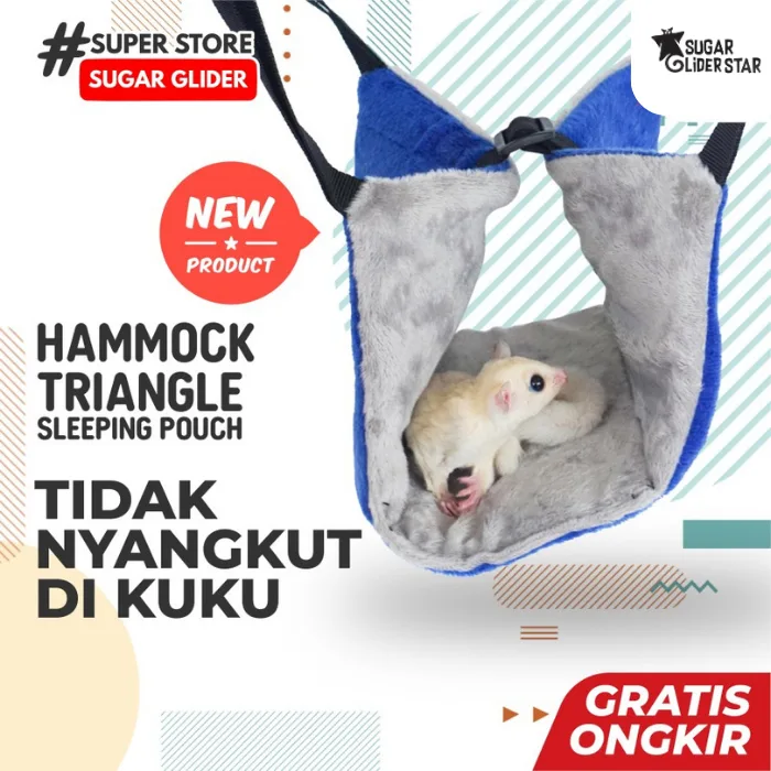 Hammock Sleeping Pouch Triangle Tempat Tidur Gantung Sugar Glider