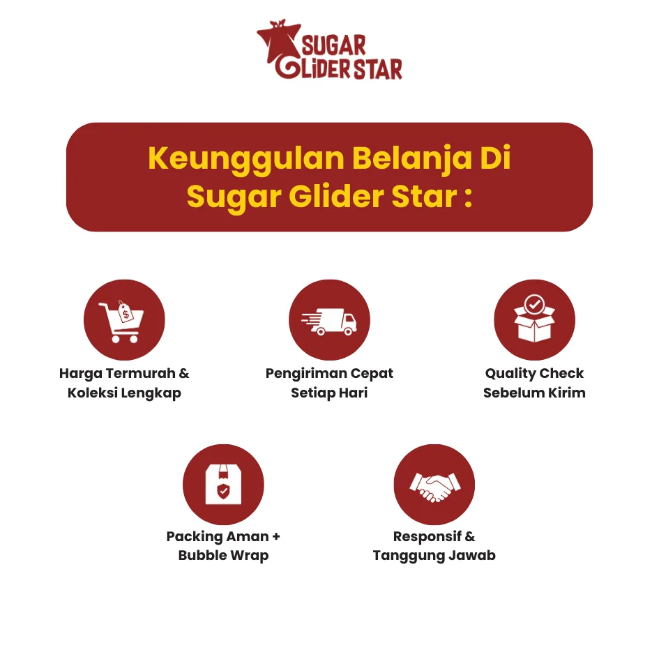 SUGAR GLIDER STAR Nutrition Max Pro Plus Makanan Nutrisi Lengkap Sugar Glider