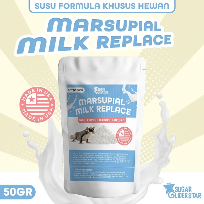 SUGAR GLIDER STAR Marsupial Milk Replacer Susu Khusus Bayi Joey Sugar Glider