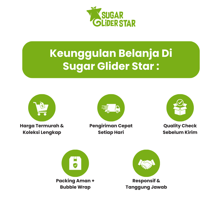 SUGAR GLIDER STAR Suga Aloevera Parfum Hewan Pengharum Sugar Glider