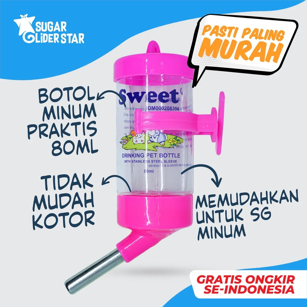 ADEWAP GLIDER Botol Minum Sugar Glider 80 Ml