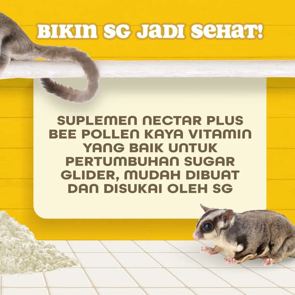 SUGAR GLIDER STAR Glider Nectar Bee Pollen Plus Vitamin Sugar Glider