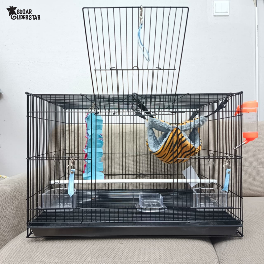 SUGAR GLIDER STAR Paket Kandang Large Perlengkapan Lengkap Pemeliharaan Sugar Glider