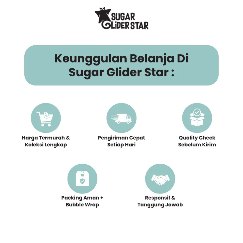 SUGAR GLIDER STAR Daun Eucalyptus Terapi Sugar Glider Stres 30gr