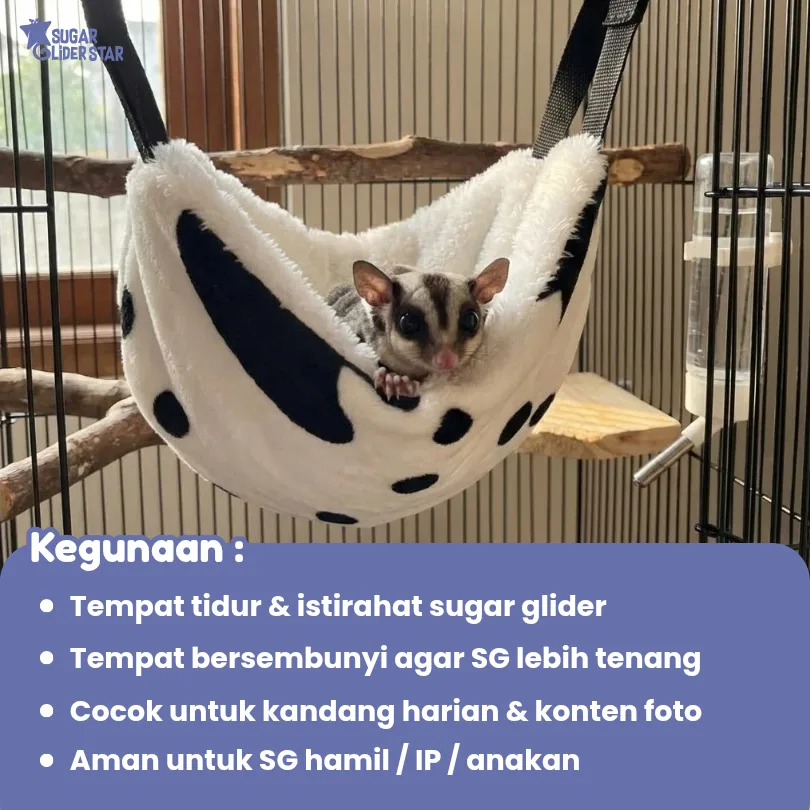 SUGAR GLIDER STAR Sleeping Pouch Doraemon Tempat Tidur Sugar Glider