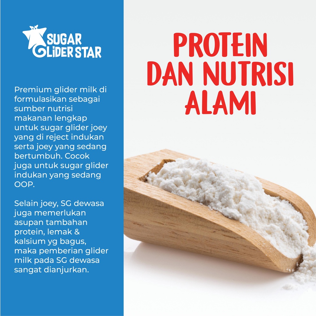 SUGAR GLIDER STAR Premium Glider Milk Susu Sugar Glider Multivitamin