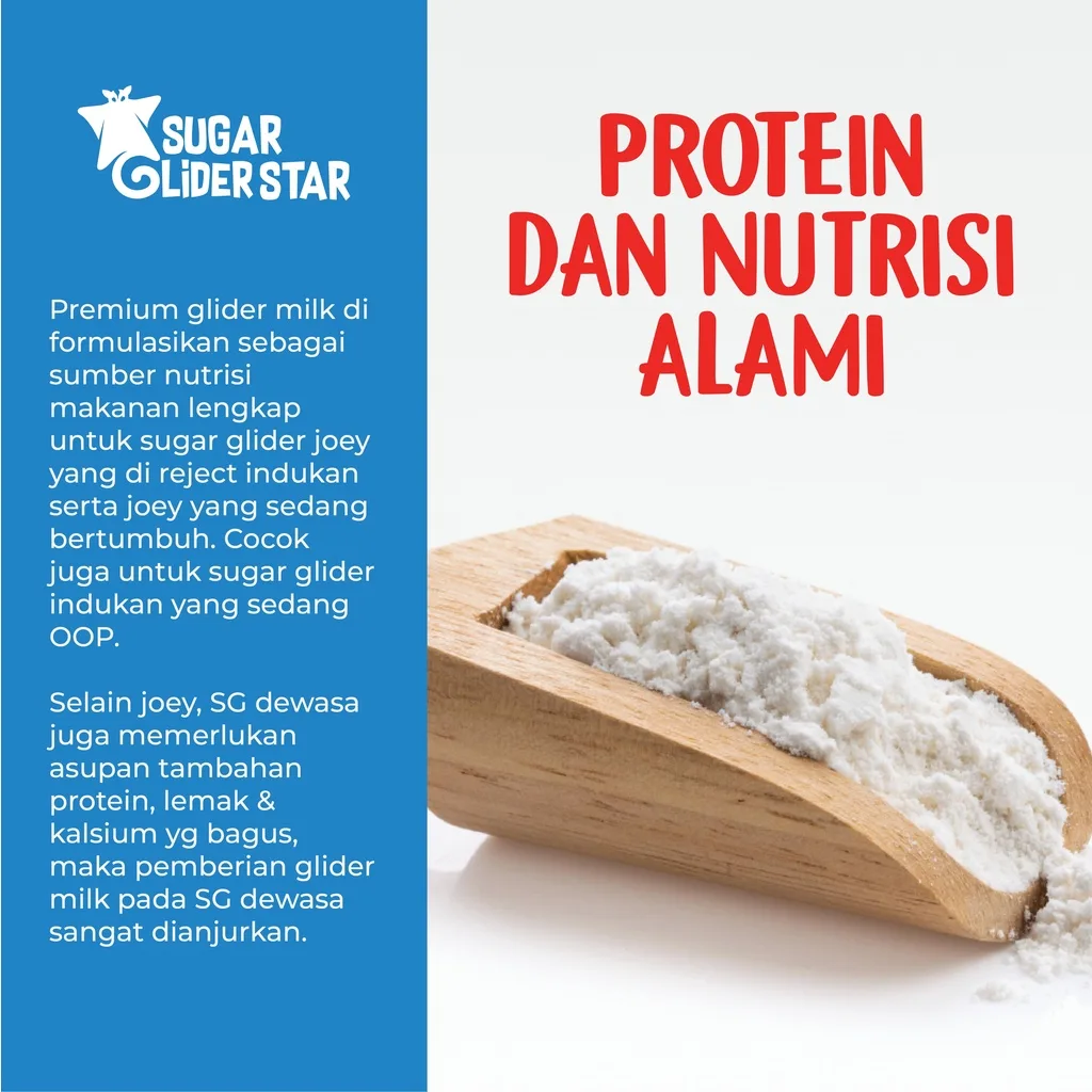 SUGAR GLIDER STAR Premium Glider Milk Susu Sugar Glider Multivitamin