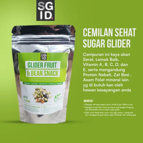 ADEWAP GLIDER Glider Fruit n Bean - Snack Buah Dan Kacang Sugar Glider
