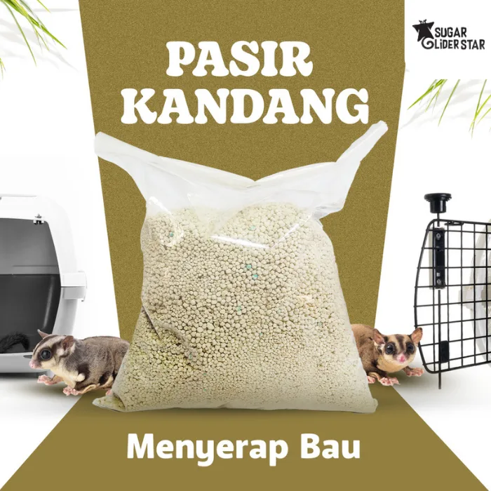SUGAR GLIDER STAR Serbuk Kayu Alas kandang Hamster & Sugar Glider