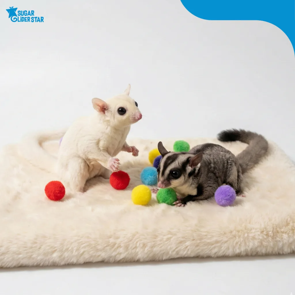 ADEWAP GLIDER Pom Pom Mainan Sugar Glider