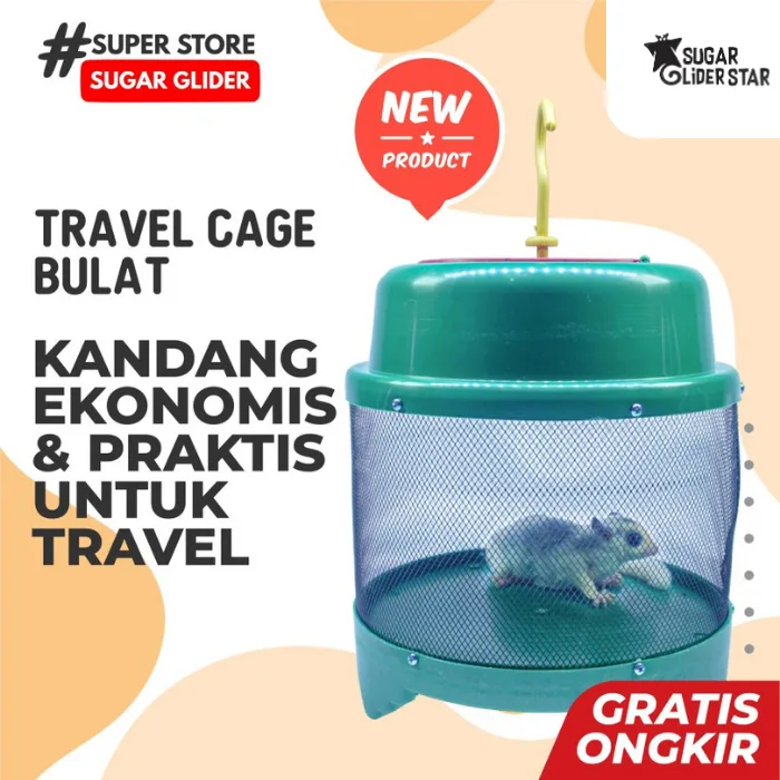 ravel Cage Kotak Tempat Bawa Sugar Glider Hamster / Tempat Jangkrik