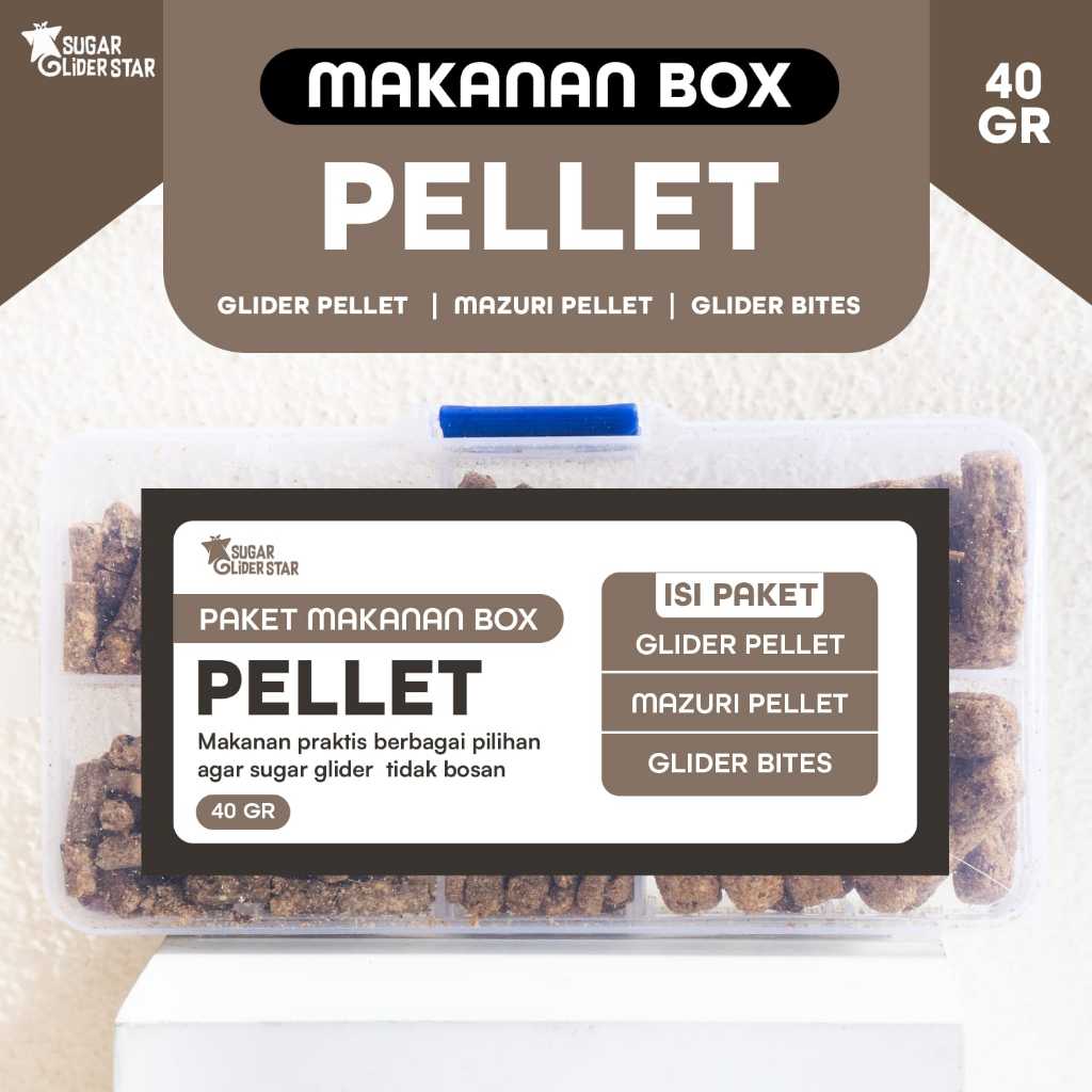 SUGAR GLIDER STAR Mini Box Mix Cemilan Lengkap Sugar Glider
