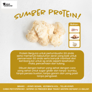 ROZEN FOOD BUNGA KOL MEATBALL GLIDER CHICKEN FOR SUGAR GLIDER