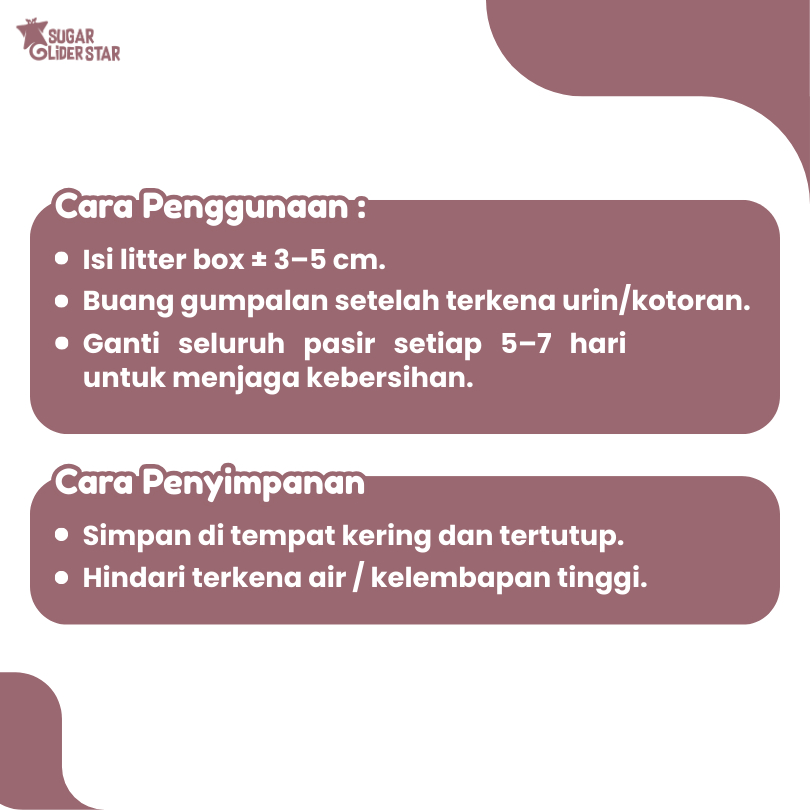 SUGAR GLIDER STAR Super Popcorn Cemilan Hewan Sugar Glider