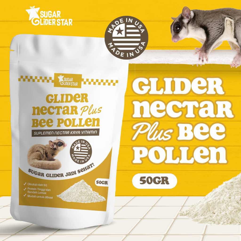 SUGAR GLIDER STAR Glider Nectar Bee Pollen Plus Vitamin Sugar Glider