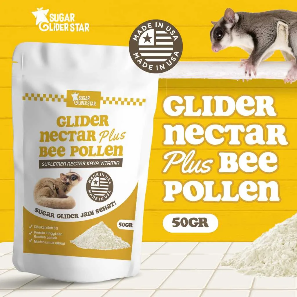 SUGAR GLIDER STAR Glider Nectar Bee Pollen Plus Vitamin Sugar Glider