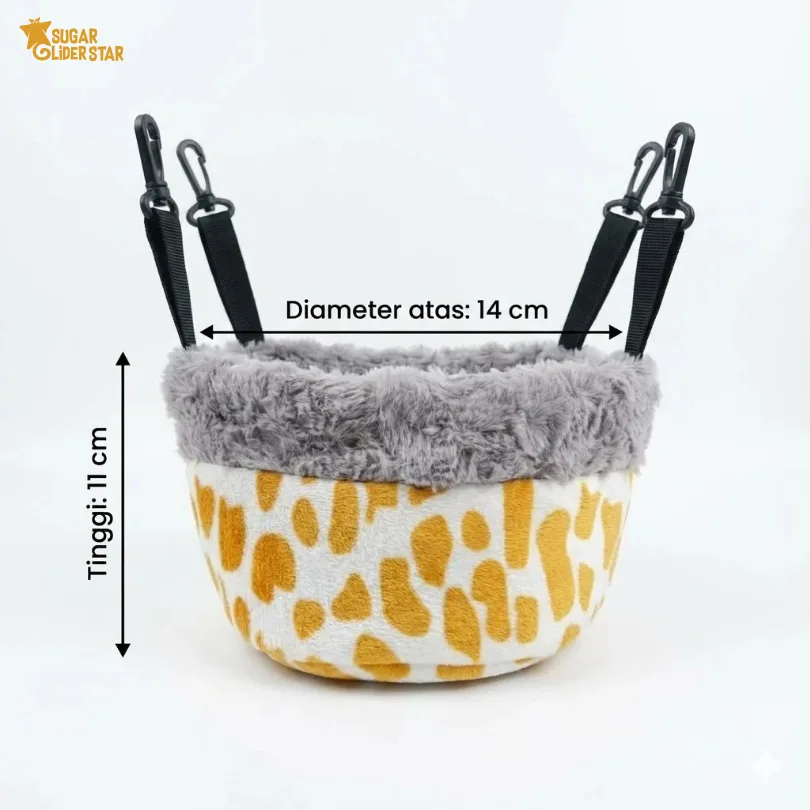 SUGAR GLIDER STAR Sleeping Pouch Gantung Sugar Glider Model Gentong