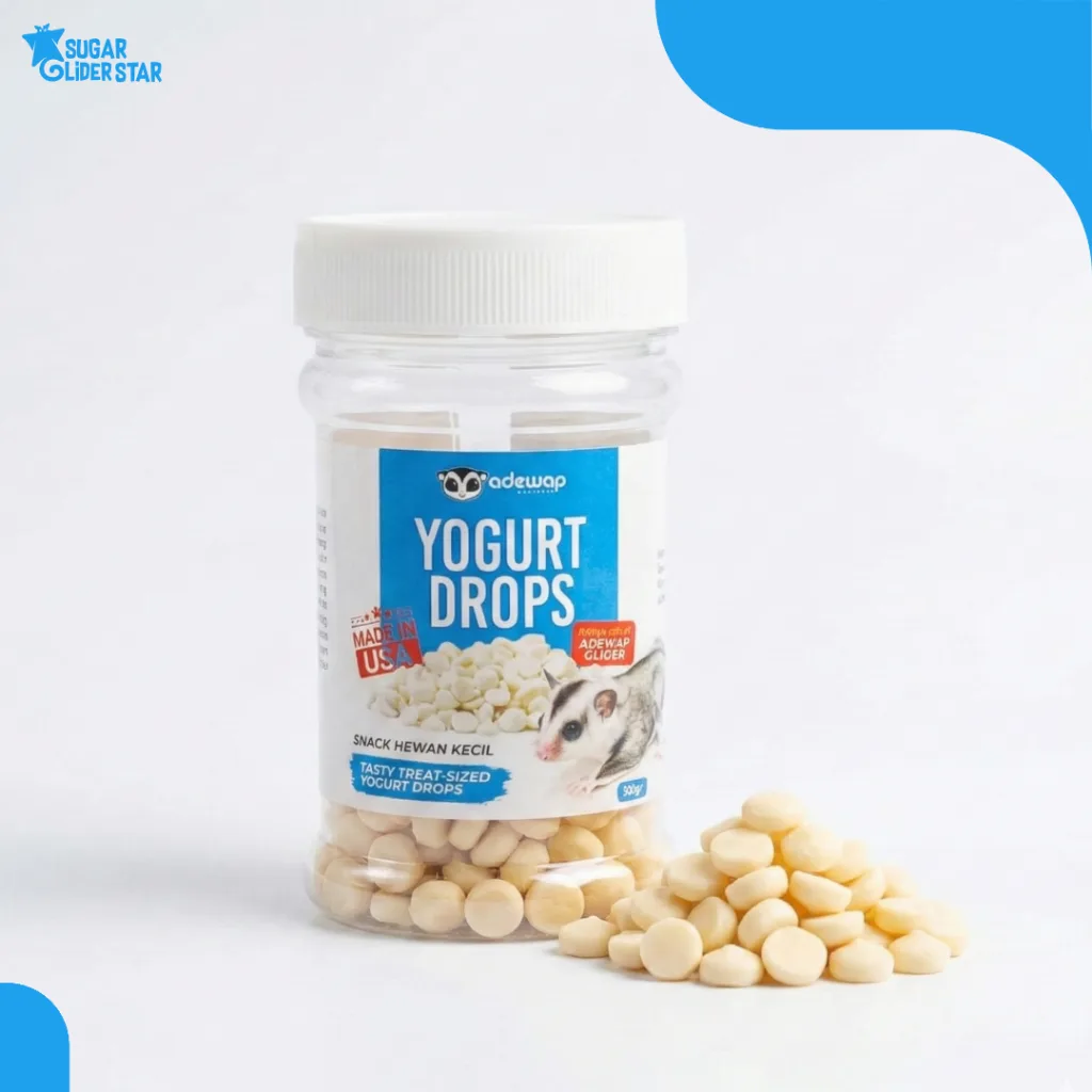 SUGAR GLIDER STAR Yogurt Drops Snack Susu Cemilan Sugar Glider Import USA