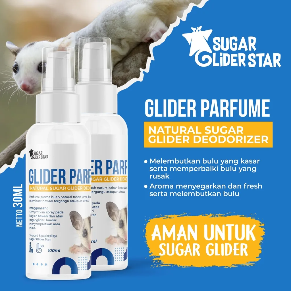 SUGAR GLIDER STAR Glider Parfum Pewangi Hewan Sugar Glider 30ml
