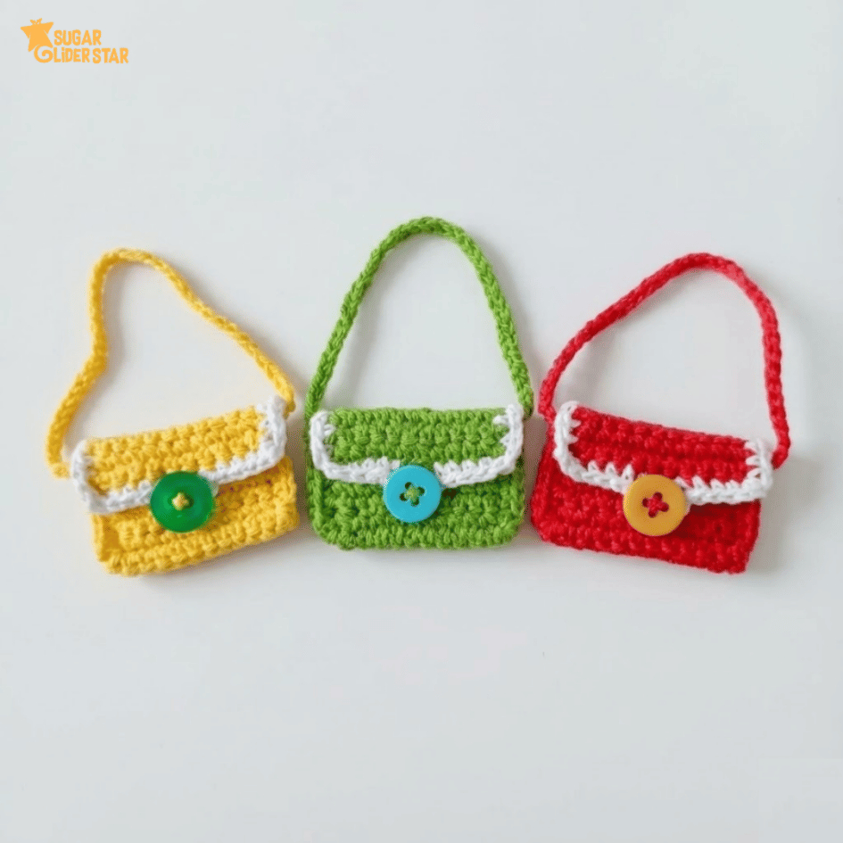 Tas Selempang Rajut sugar glider betina / jantan murah