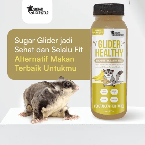 ADEWAP GLIDER Healthy Fruity & Fish Puree Mackerel Fish Banana Oats - 250ML