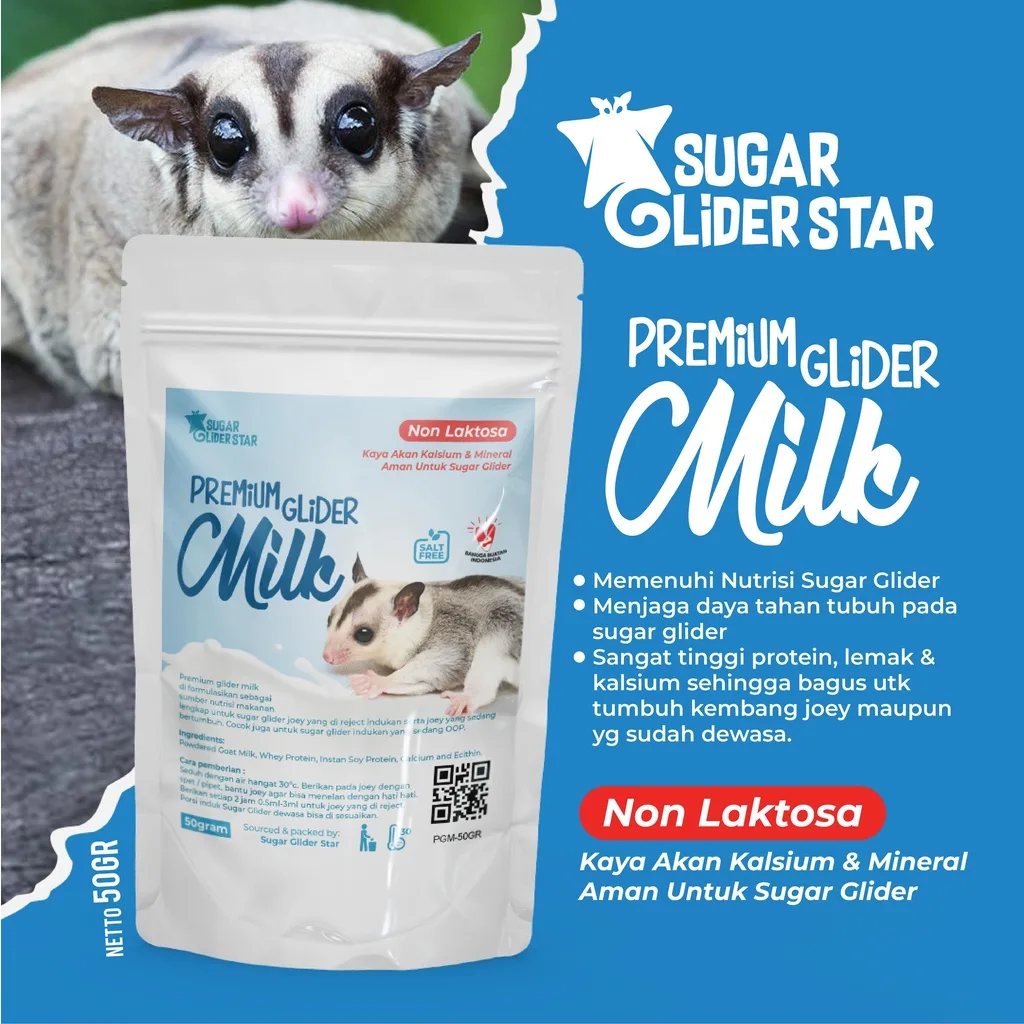 SUGAR GLIDER STAR Premium Glider Milk Susu Sugar Glider Multivitamin