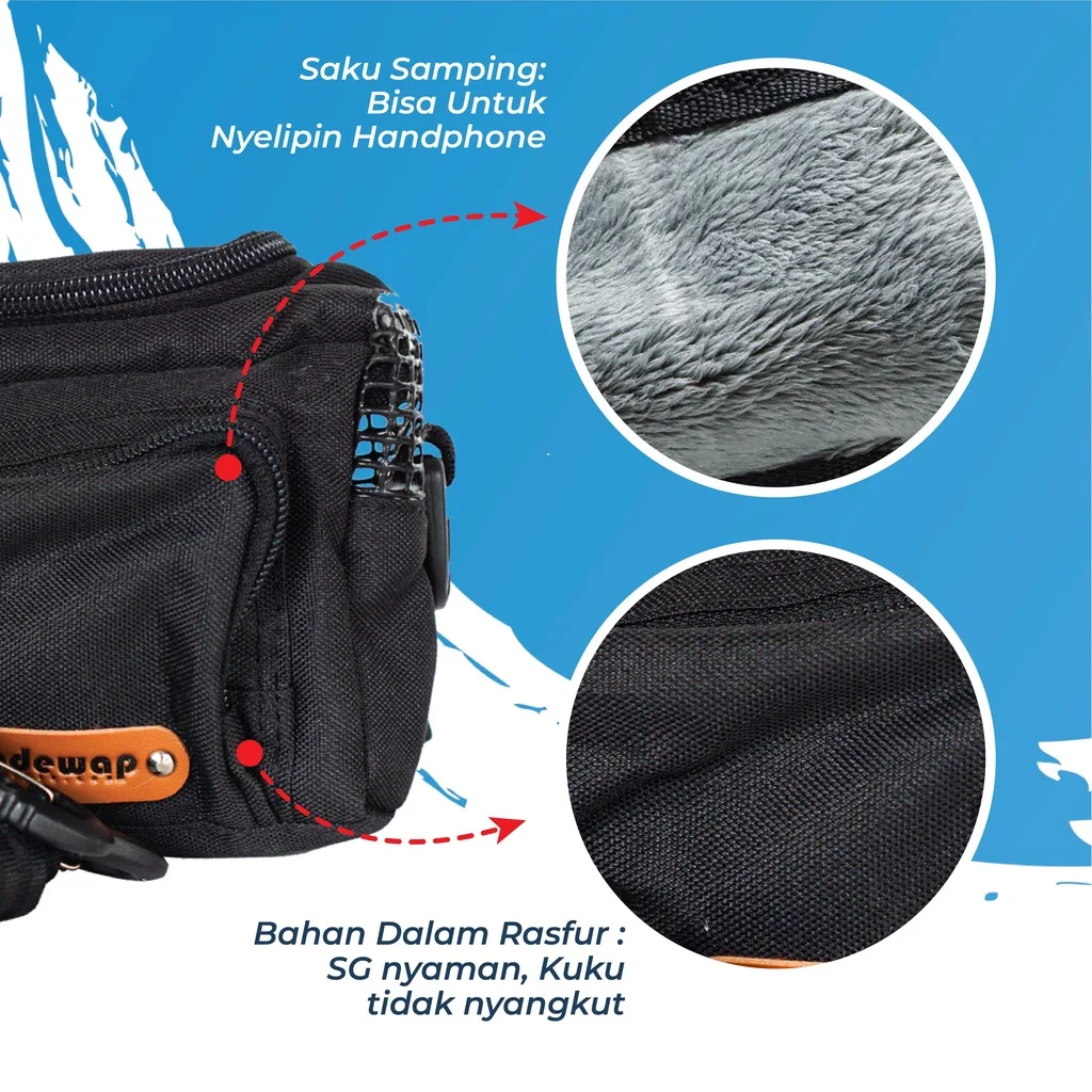 SUGAR GLIDER STAR Travel Pouch YOUMI Tas Selepang Sugar Glider