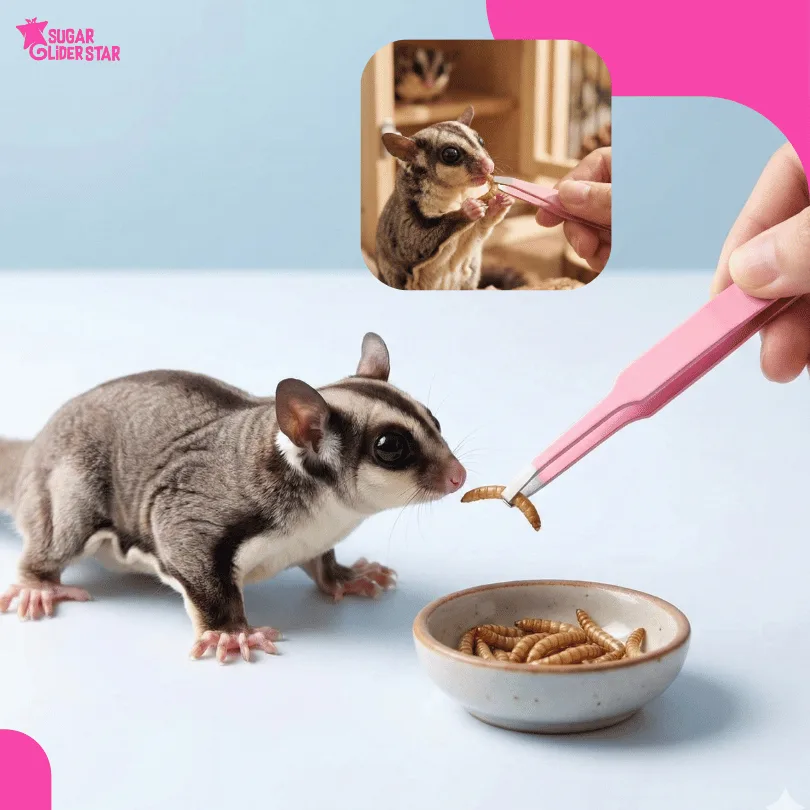 ADEWAP GLIDER Pinset Feeding Makanan Sugar Glider